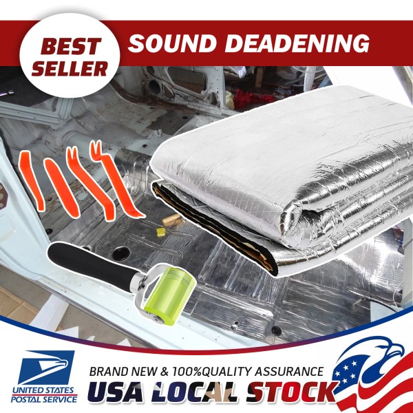 Modigt 39"x39" 7mm Sound Deadener Car Insulation Automotive Heat Shield