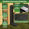 Fence Post Repair Kit 2 Pack, 8mm Double-Layer Thickened Fence