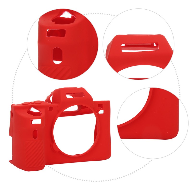 Healthy and Tough Digital Camera Silicone Cover for Sony A72/