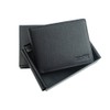 orso Bruno original Men's Wallet Black Leather RFID Men's Wallet
