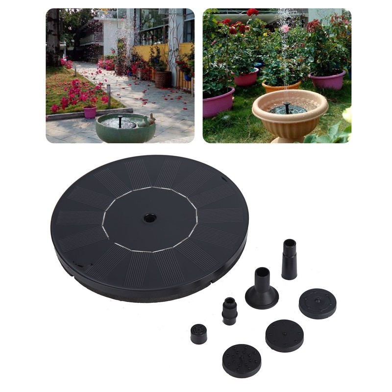 7V Solar Fountain Water Pump Outdoor Pool Decoration Garden Pond