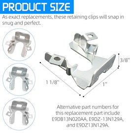 TonGass - Juego de 6 clips de retencin de faros giratorios de repuesto exactos compatibles con Ford F-150 F-250 F-350 Bronco 1992-1996 Lincoln...     