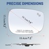 AZ-HAPPYMALL Passenger Right Side Mirror Glass Fit for Mazda CX-5