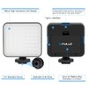 LED Video Light with 3 Cold Shoe, PULUZ Photography Light
