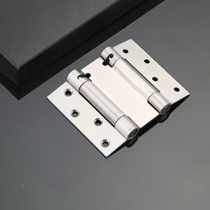 4-inch Double-Acting Spring Door Hinges, Heavy-Duty Ball-Bearing self-Closing Stainless Steel