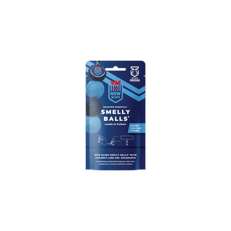 Smelly Balls NSW Reusable Car Air Freshener Set