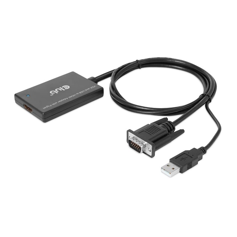 Club3D CAC-1720 VGA and USB Type-A to HDMI™ Adapter with