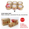Stop Sign Sealing Tape Pre-Printed IF Seal is Broken,Check Contents