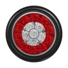 Partsam 4Pcs 4" Inch Round LED Trailer Tail Lights with