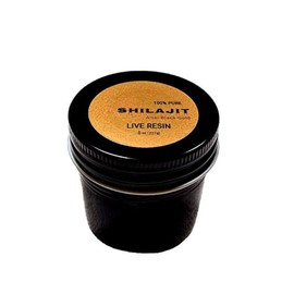 8oz - SHILAJIT Altai Black Gold - 100% Pure Siberian Live Resin for Cosmetic DIY Skin Care, Focus, Vitality, Energy - Trace Minerals, Fulvic & Humic Acid, Copper - Antiaging, Nourishing