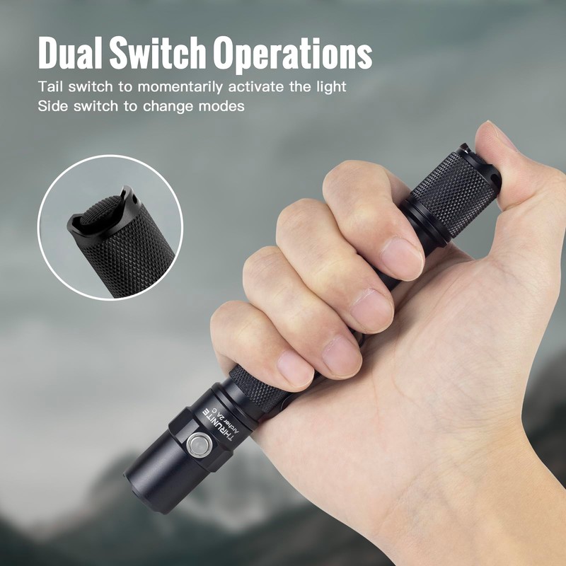 ThruNite Archer 2A C LED Rechargeable Flashlight, High 1000 Lumens