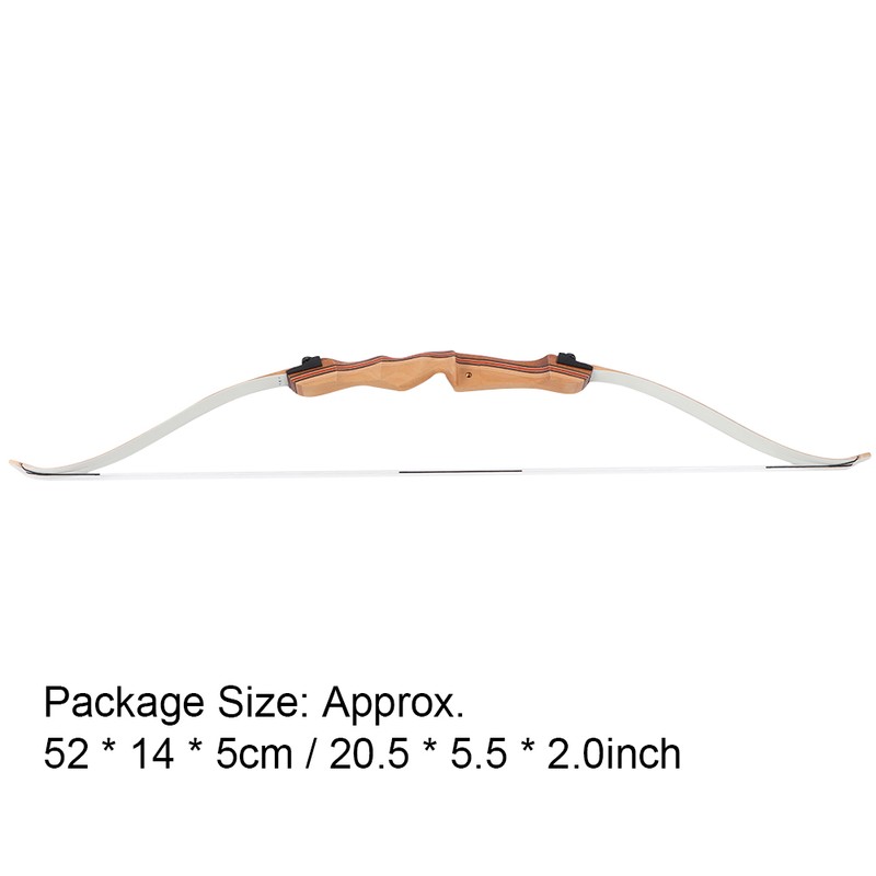 Right Hand Solid Wood Recurve Bow Handle Takedown Shooting Game