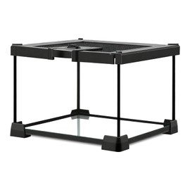 Reptile Terrarium 20"x12"x10", Full Glass Tank Enclosure for Small Reptiles, Geckos, Frogs, Lizards, Snakes, Spiders, Turtles, Rainforest Terrarium Habitat
