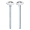 M METERXITY 2-Pack Nylon Garage Door Rollers, 1.8"/ 46mm Quiet