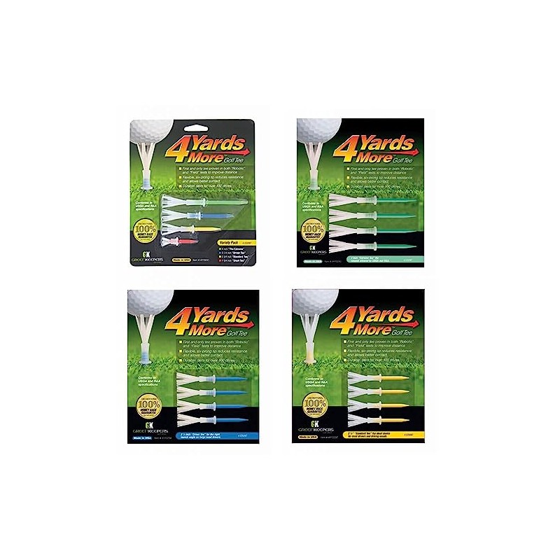 Other 4 Yards More Golf Tees Blue