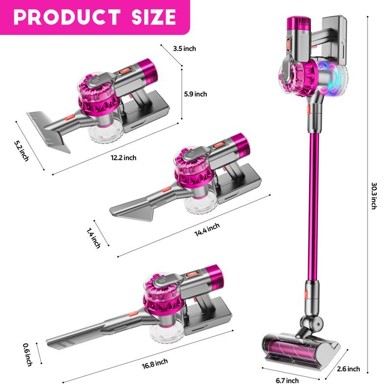 Toys 4-in-1 Kids Vacuum Cleaning Toy Set with Light &