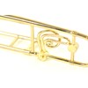 Sunrise Sound House Miniature Musical Instrument Trombone 1/4 Gold