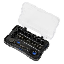 Sealey Premier Black Go-Through Lock-On™ Low Profile Socket & Bit Set 31pc - AK2112