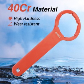 EVRBUL Fuel Filter Water Separator Water Collection Bowl Wrench Installation & Removal Tool Compatible with R12T Water Separator for Marine Outboard Motor