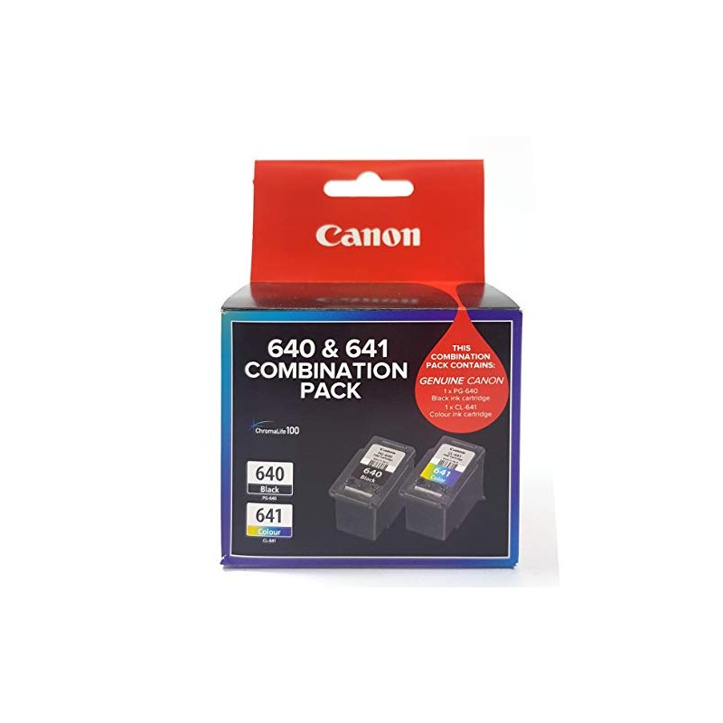 Canon PG640CL641CP Combo Pack (1 x PG640 Black & 1