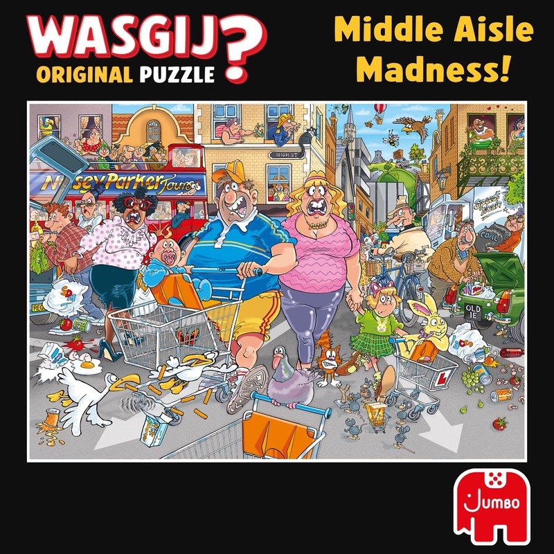 Wasgij Original 46 Parking Space Madness Puzzle 1000 Pieces