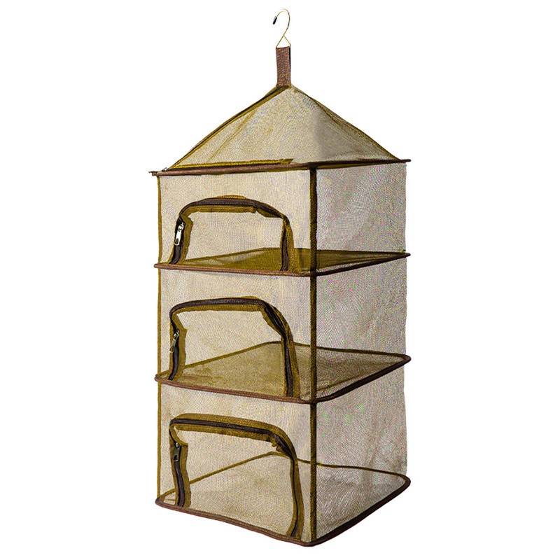 Outdoors Drying Net Foldable Drying Rack 4 Layers Fish Mesh
