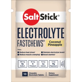 SaltStick FastChews 12 Test Pack (12 Bags of 10 Chewable Tablets, Various Flavours)