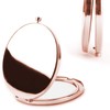 Dynippy Compact Mirror Rose Gold Makeup Mirror Folding Mini Pocket