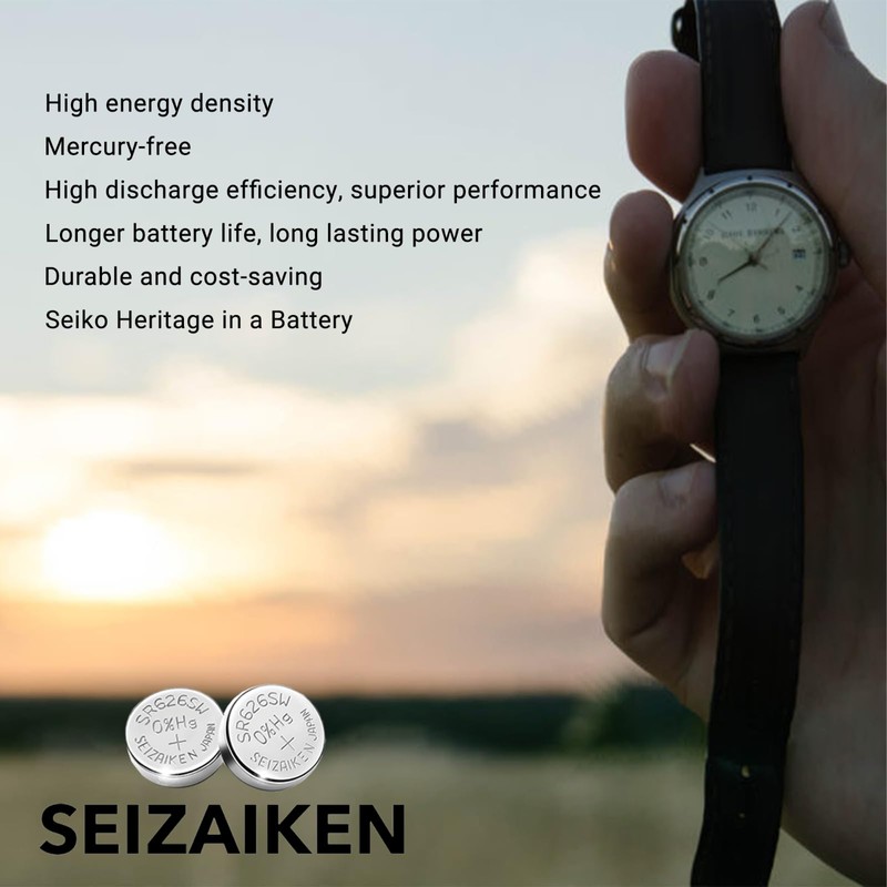 Seizaiken 371 SR920SW 1.55V 0% Hg Silver Oxide Watch Battery