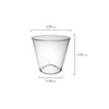 Party Essentials 50 Count Hard Plastic Shot Glasses, 1-Ounce, Clear