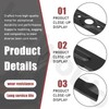 WuWoWo 2 Pack 13" 50020092 Lawn Mower Mulching Blade Compatible