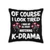 All Night Watching KDrama K-Drama Lover Throw Pillow