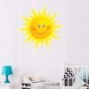 Smiling Sun Wall Sticker Wall Decal Sun Wallpaper for Kindergarten