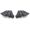Cable Ties 100 mm Black Pack of 200 Premium Quality