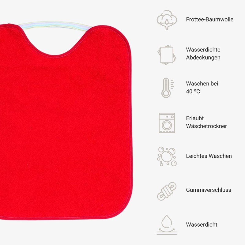 TI TIN Pack of 4 Waterproof Baby Bibs with Rubber