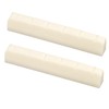 Muislcily Slotted 6-String Classical Guitar Bone Nut Guitar Parts, 52*6*9/8.5mm(Pack