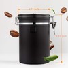 Yopay 480ml Airtight Coffee Canister, Stainless Steel Coffee Container with