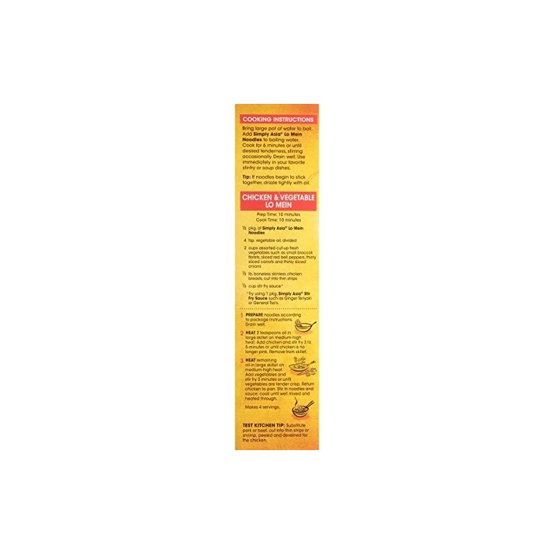 Simply Asia Chinese Style Lo Mein Noodles, 14 Oz (Pack