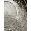 Princess House Fantasia Crystal Dinner Plate Frosted Center 10" 11