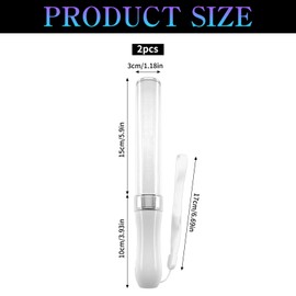 HUIKUANGEU LED Light Sticks, Pack of 2 Light Duster Wedding Light Duster Party Set, with 15 Colours, Glow Sticks Wedding Glow Sticks Party Set, Glow Sticks, for Children, Christmas, Party, Concert,