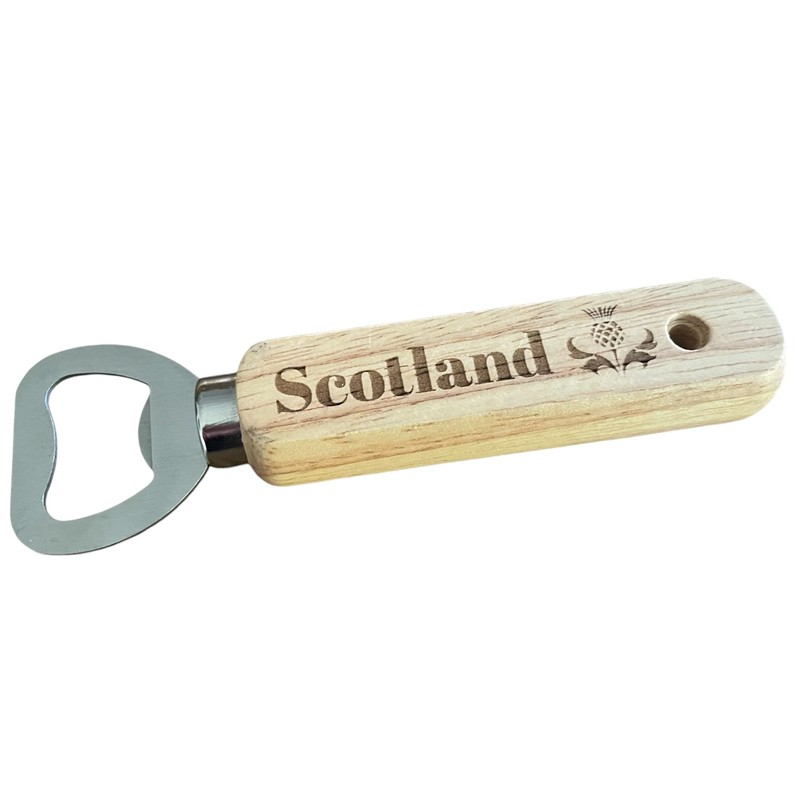 Ashton and Finch Wooden Scotland Bottle Opener – Scottish Gift