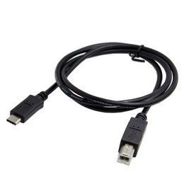 JSER Xiwai USB-C USB 3.1 Type C Male Connector to USB 2.0 B Type Male Data Cable for Cell Phone Laptop