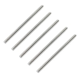 Pocoxll 5 Pcs 304 Stainless Steel Fully Threaded Rod, Right Hand Threads(M4x70mm)