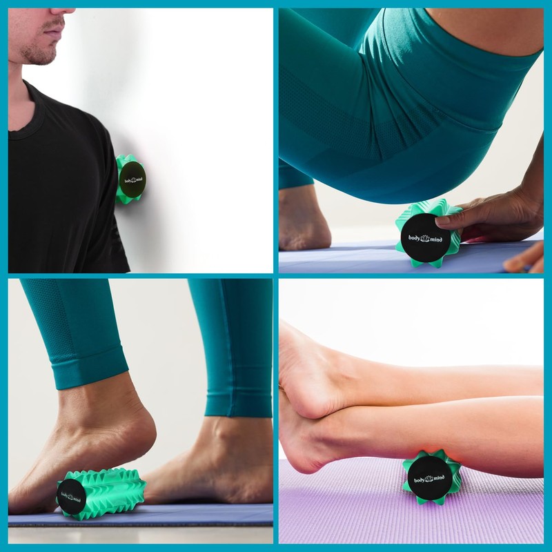 Body & Mind Mini Fascia Roller - Compact Massage Roller