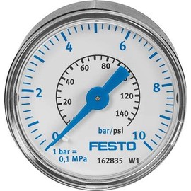 Ma/40/10 1/8 Inch/EN (162835) [Bar] Manometer Gauge Range: 0 to 10 bar en with 1