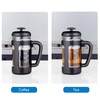 Easyworkz French Press Heat Resistant Glass for Coffee & Tea