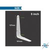 XFORT® London Shelf Brackets, Wall Mounted Shelve Brackets, Shelving Support