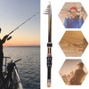 Protable Super Hard Carbon Fishing Rod Ultrashort Section Mini Telescopic