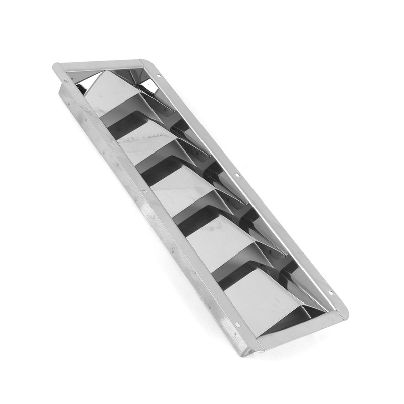 Marine Vent Grille Square Stainless Steel 5 Slot Grid Cover