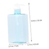 BIUDECO 2pcs Petg Pump Bottles for Essential Oils Portable Refillable